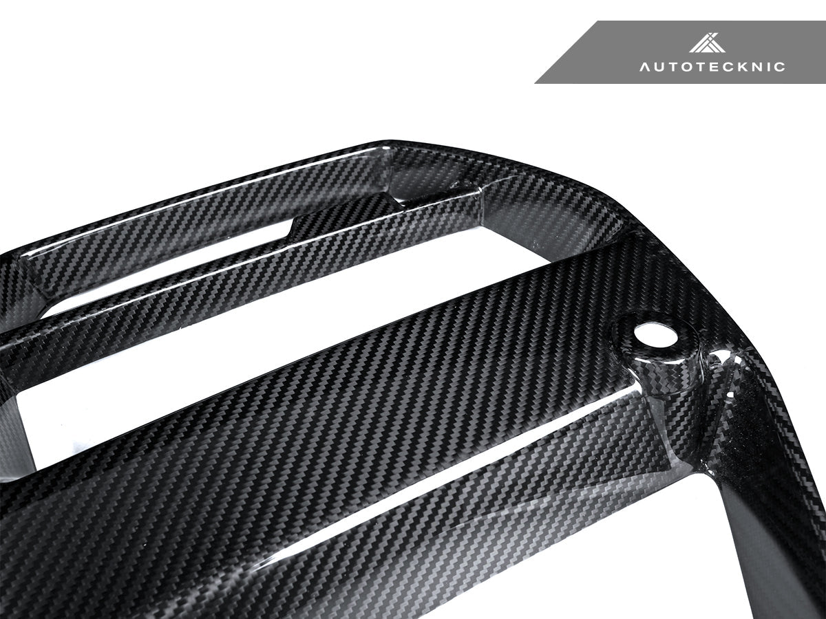 AutoTecknic Dry Carbon Motorsport V1 Front Grille Set - BMW G80 M3 | G82/ G83 M4