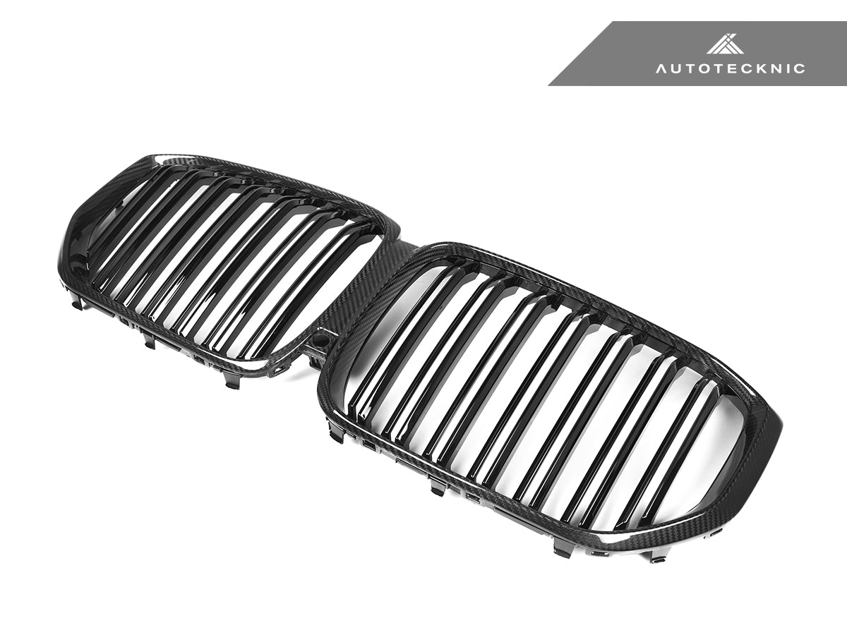 AutoTecknic Dual-Slat Dry Carbon Front Grille - BMW G05 X5 Pre-LCI