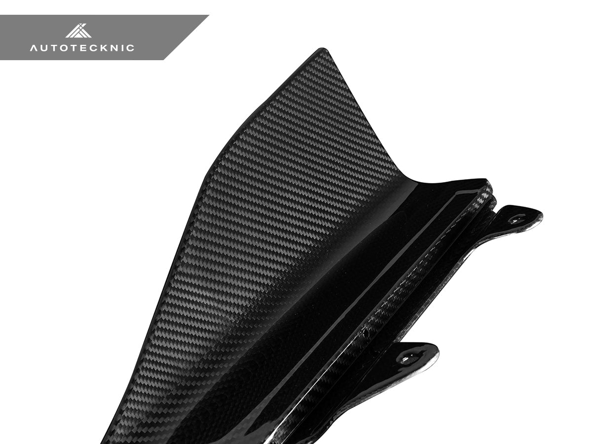 AutoTecknic Dry Carbon Side Skirt Winglet Set - BMW F87 M2