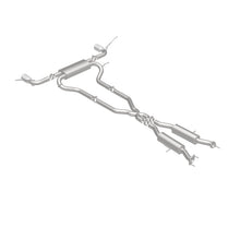 Load image into Gallery viewer, MagnaFlow Cat-Back SS 2.5in Dual Split Rear 4in Black Tip 11-16 Jeep Grand Cherokee 5.7L V8/3.6L V6 - 19216