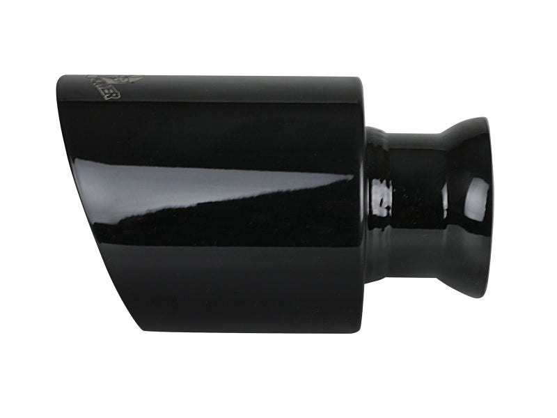 aFe MACH Force-XP 4-1/2in Black OE Replacement Exhaust Tips - 15-19 Dodge Charger/Hellcat - 49C32068-B