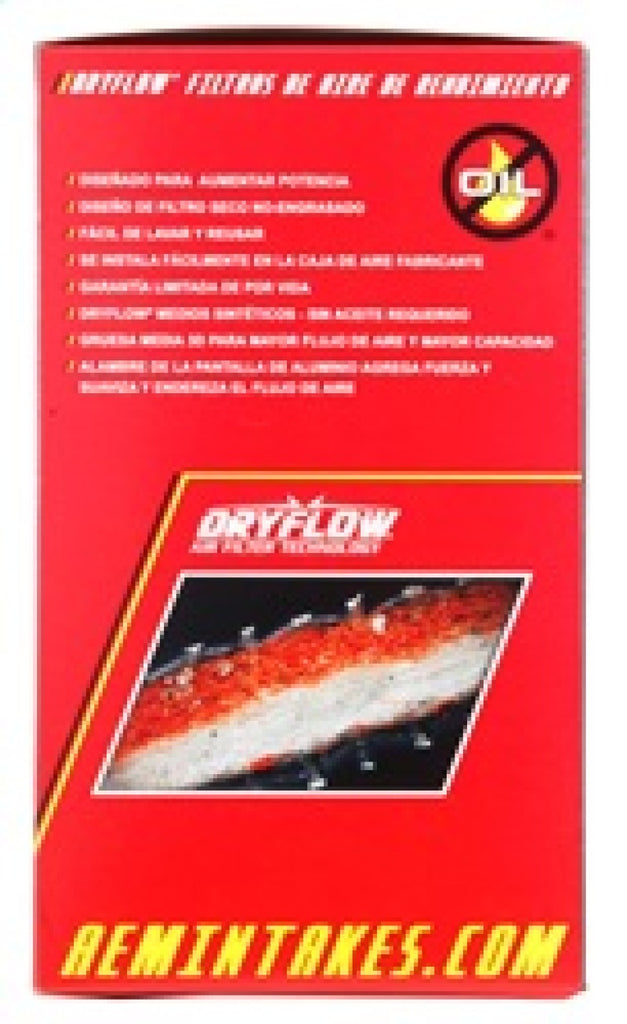 AEM Dryflow 4in x 7in Dryflow W/O Hole - 21-2058DK