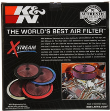 Load image into Gallery viewer, K&amp;N X-Stream Top Filter X-Stream 16in OD - Black - 66-1601