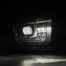 Load image into Gallery viewer, AlphaRex 14-21 Toyota Tundra LUXX-Series LED Proj Headlights Blk w/Actv Light &amp; Seq. Sig + DRL - 880835