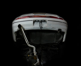 ISR Performance Series II - EP Single Tip Blast Pipe Exhaust - Resonated - 89-94 Nissan 240sx (S13) - IS-S2EPSR-S13