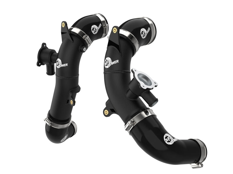 aFe 2022 Toyota Tundra V6-3.5L (tt) BladeRunner 2.5in Aluminum Hot Charge Pipe - Black - 46-20568-B