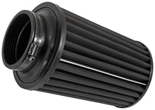 Load image into Gallery viewer, K&amp;N Universal Round Clamp-On Air Filter 3.5in ID 9.5in Height 6in Base OD 5.25 Top OD - RU-3105HBK