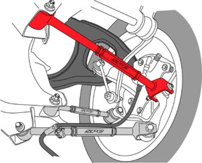 SPC Performance 08-10 Honda Accord/09-10 Acura TSX/TL Rear Adjustable Camber Arm - 67545