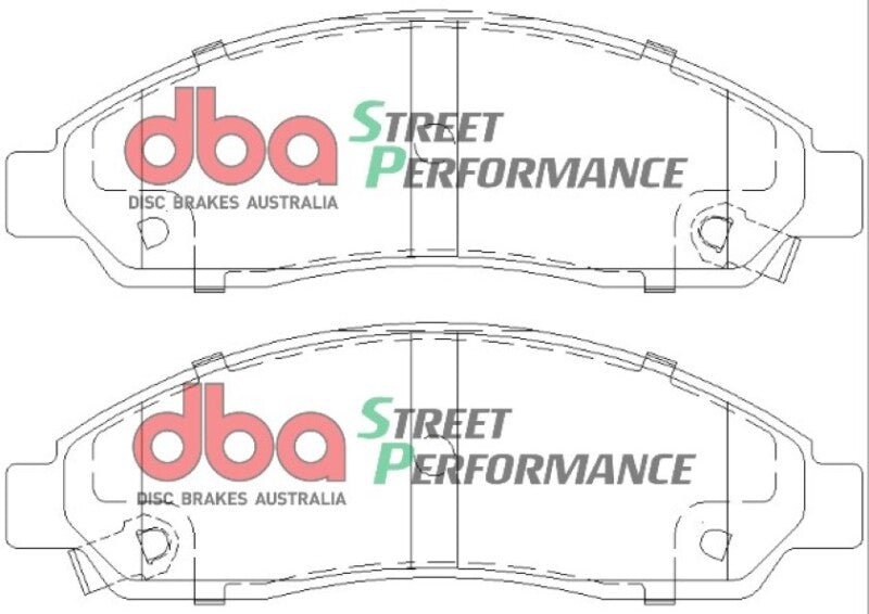 DBA 04-08 Chevrolet Colorado SP Performance Front Brake Pads - DB1468SP