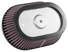 Load image into Gallery viewer, K&amp;N Universal Custom Air Filter - Oval Shape 9.313in OD / 2.375 Height - E-3988