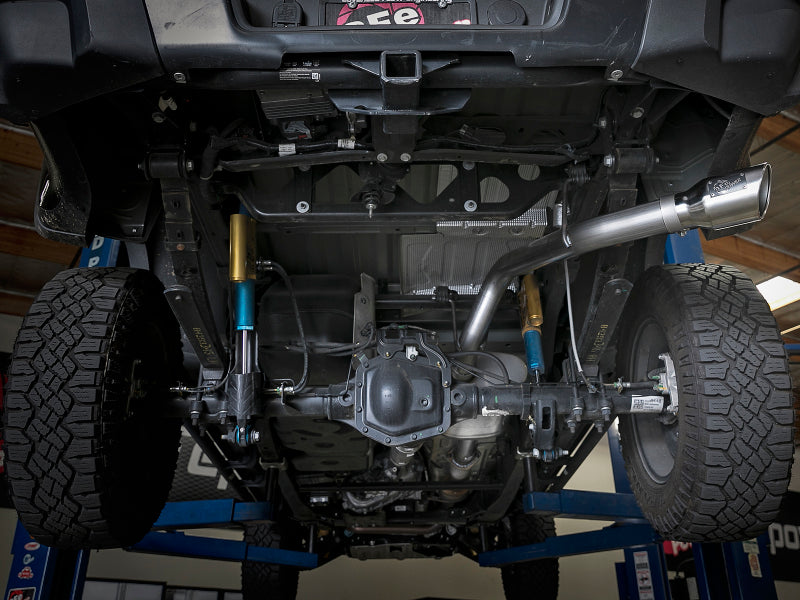 aFe MACH Force-Xp 3.0in 304 SS Cat-Back Exhaust w/ Polished Tip 17-18 GM Colorado/Canyon - 49-44097-P
