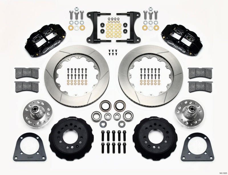 Wilwood Narrow Superlite 6R Front Hub Kit 14.00in TCI-IFS 71-78 (Pinto Based) - 140-13225