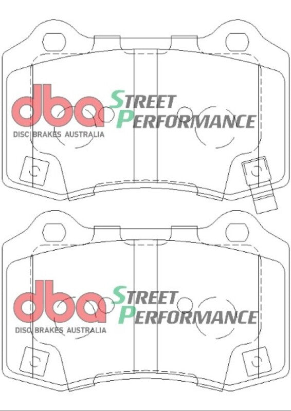 DBA 11-22 Jeep Grand Cherokee SP Performance Rear Brake Pads - DB8805SP