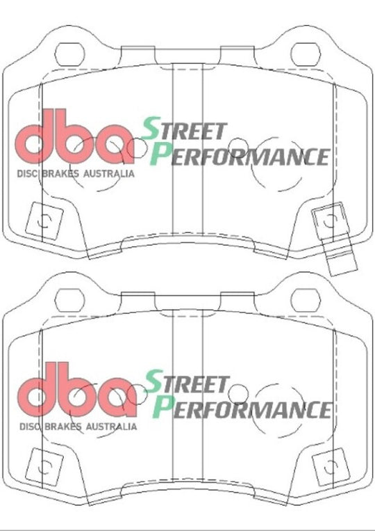DBA 11-22 Jeep Grand Cherokee SP Performance Rear Brake Pads - DB8805SP