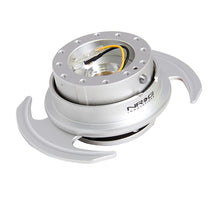 Load image into Gallery viewer, NRG Quick Release Kit Gen 3.0 - Silver Body / Silver Ring w/Handles - SRK-650SL