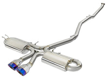 Load image into Gallery viewer, aFe Takeda 3in 304 SS Cat-Back Exhaust System w/ Blue Tips 2017 Honda Civic Si I4 1.5L (t) - 49-36618-L