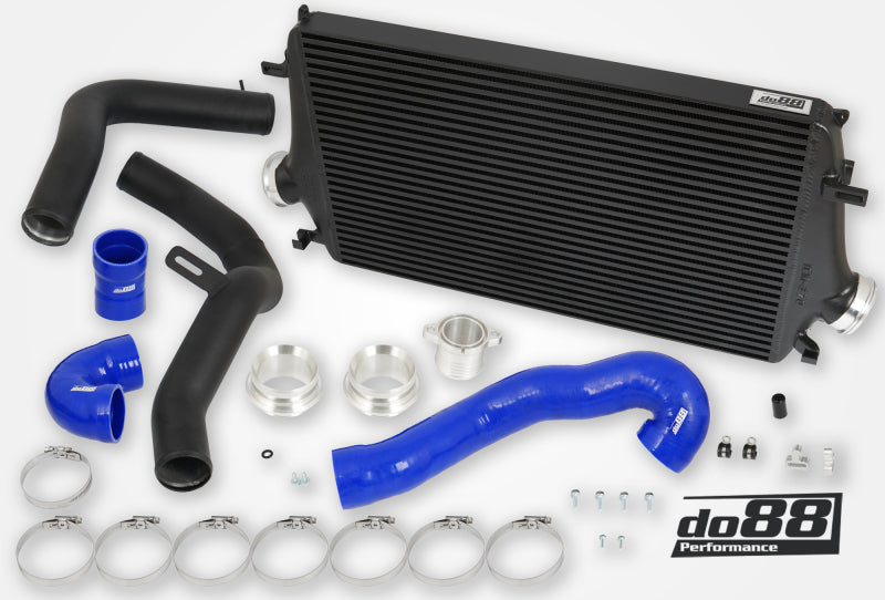 do88 10-11 SAAB NG 9-5 2.0T/Turbo4/Turbo4 BioPower BigPack Intercooler Kit w/Blue Hoses - BIG-320-B
