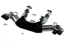 Load image into Gallery viewer, Borla 2020 Chevrolet Corvette C8 6.2 ATAK 3in Exhaust System Dual Round Rolled A/C Black Chrome Tips - 140839BC