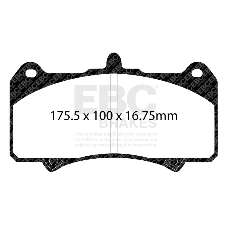 EBC Racing AP Racing CP7555 Calipers RP-X Brake Pads - DP8074RPX