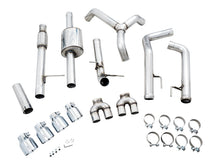 Load image into Gallery viewer, AWE Tuning 4th Gen GM 1500 5.3L 0FG Cat-Back Split Rear Exit (w/ Bumper Cutouts) - Quad Chrome Tips - 3015-42201