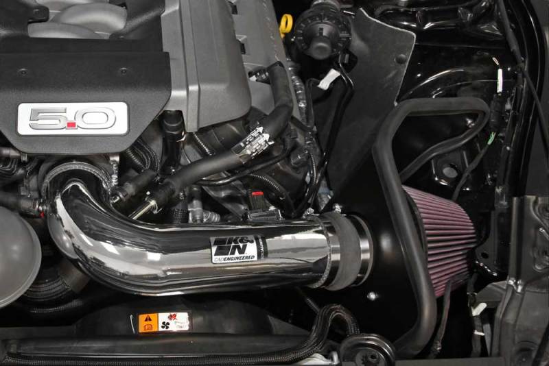 K&N 2015 Ford Mustang GT 5.0L V8 Typhoon Intake Kit - 69-3535TP