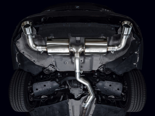 AWE Tuning 19-23 BMW 330i / 21-23 BMW 430i Base G2X Touring Axle-Back Exhaust - Chrome Silver - 3015-32429