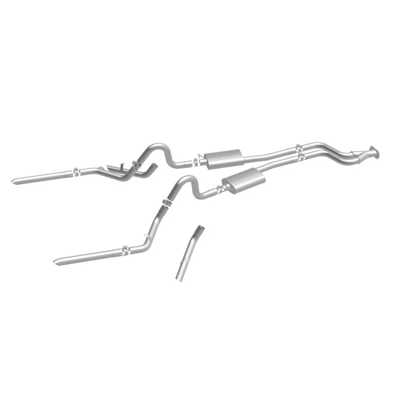 MagnaFlow SYS C/B 84-87 Buick Regal V6 3.8L Turbocharged SS 2.5in Street Series Dual Split Rear Exit - 16884