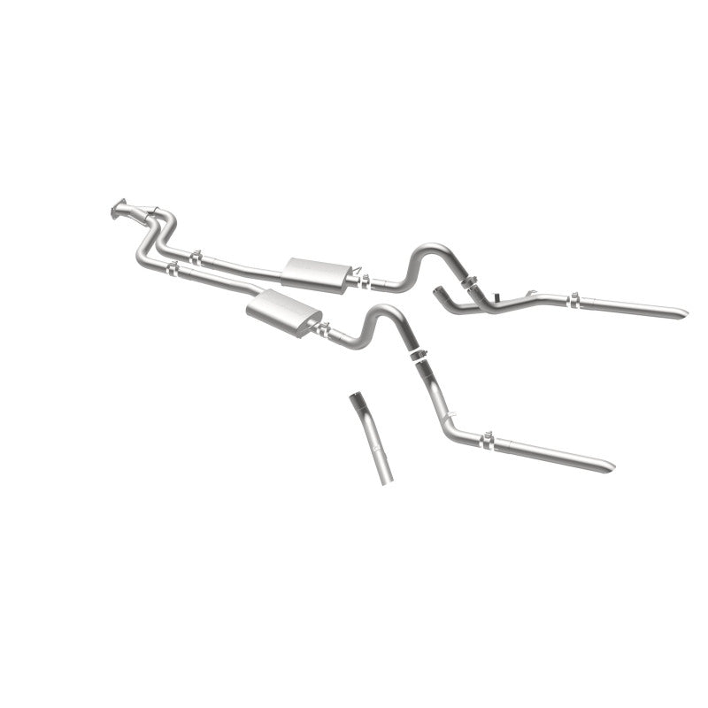 MagnaFlow SYS C/B 84-87 Buick Regal V6 3.8L Turbocharged SS 2.5in Street Series Dual Split Rear Exit - 16884