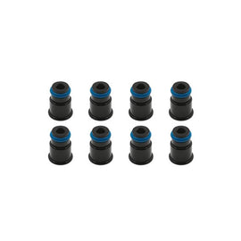 BLOX Racing 14mm Adapter Top (1/2in) w/Viton O-Ring (Set of 8) - BXEF-AT-14S-8