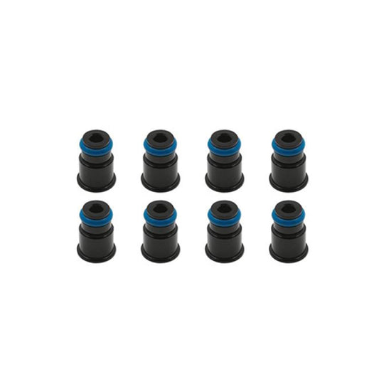 BLOX Racing 14mm Adapter Top (1/2in) w/Viton O-Ring (Set of 8) - BXEF-AT-14S-8