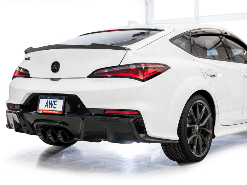 AWE Tuning 2024 Acura Integra Type S DE5 FWD Track Edition Exhaust w/ Triple Diamond Black Tips - 3020-53335