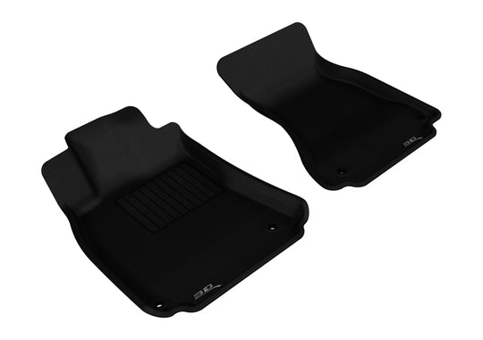 3D MAXpider 2009-2017 Audi A4/S4/RS4/A5/S5 Kagu 1st Row Floormat - Black - L1AD02711509