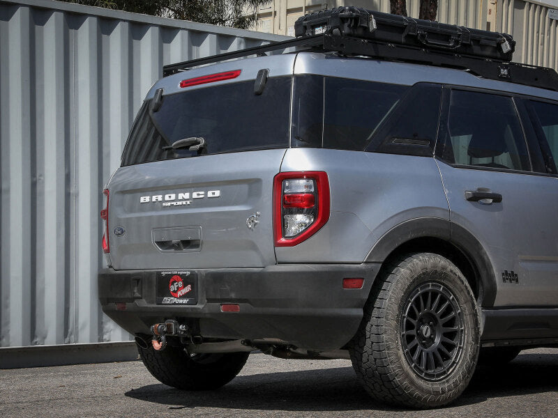 aFe Ford Bronco Sport 21-22 L3-1.5L (t)/L4-2.0L (t) Vulcan Axle-Back Exhaust System- Black Tips - 49-33141-B