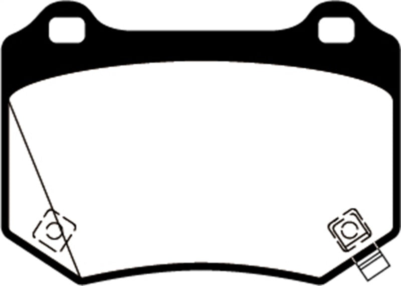 EBC 18+ WRX STI Yellowstuff Rear Brake Pads - DP42361R