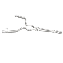 Load image into Gallery viewer, MagnaFlow Cat Back, SS, 2.5in, Competition, Dual Split Polished 4.5in Tips 2015 Ford Mustang V6 3.7L - 19099