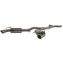Load image into Gallery viewer, MBRP 2010 Chev Camaro V8 6.2L 6 Speed Dual Cat Back Round Tips (11 Conv. MUST purchase mbrpAD1710) - S7018409