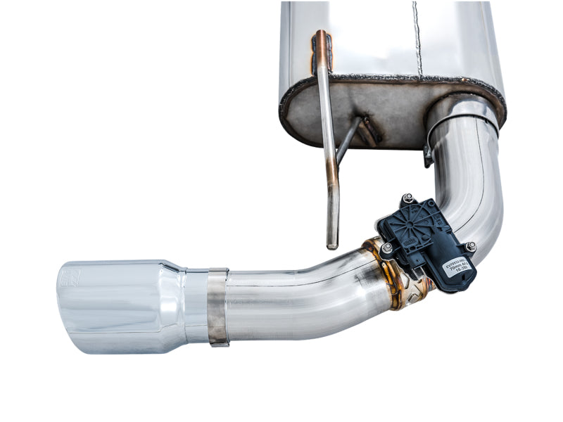 AWE Tuning Ford Focus RS SwitchPath Cat-Back Exhaust - Chrome Silver Tips - 3025-32024