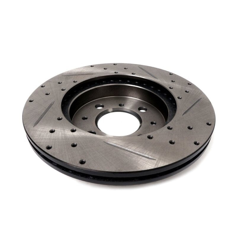 BLOX Racing Slotted And Cross-Drilled Rotor Left Side - BXBS-10150-L