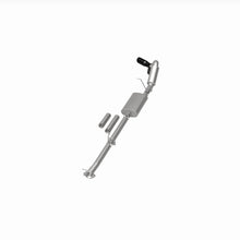 Load image into Gallery viewer, MagnaFlow 11-19 GM 2500/3500 6.0L 4in Single Passenger Side Rear Exit Cat-Back Exhaust w/Black Tips - 19376