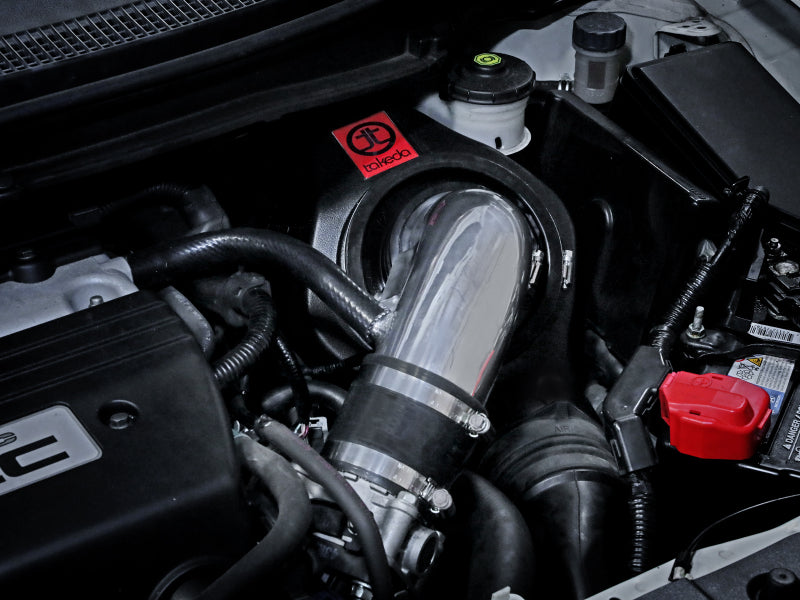 aFe Takeda Momentum Sealed Intake System 12 Honda Civic Si 2.4L Stage 2 Pro Dry S Polished - TM-1018P-D