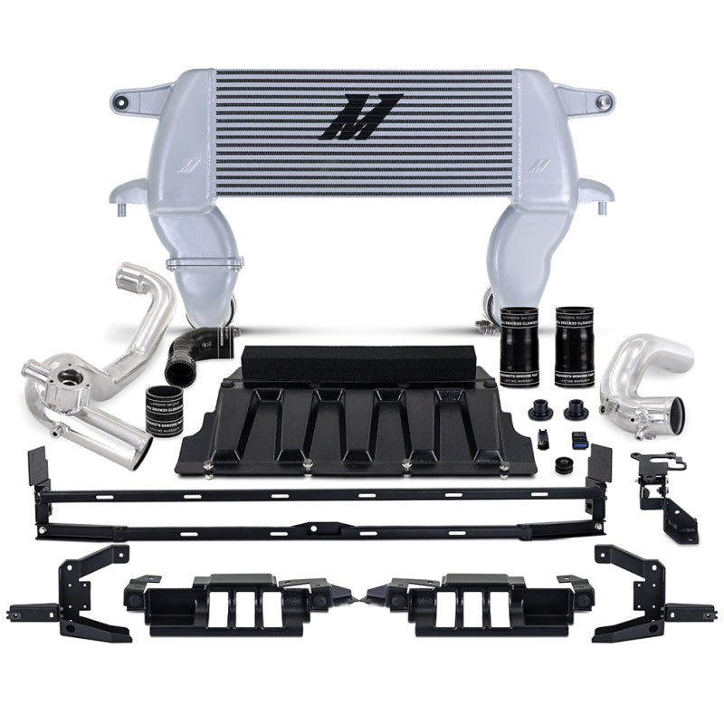 Mishimoto 21+ Bronco 2.3L High Mount INT Kit SL Core P Pipes - MMINT-BR23-21HKSLP