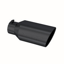 Load image into Gallery viewer, MBRP Universal Tip 8in OD Rolled End 5in Inlet 18in Length T304 - Black - T5129BLK