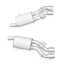 Load image into Gallery viewer, Stainless Works 2016-18 Cadillac CTS-V Sedan Axle Back System Dual-Mode Turbo Mufflers 4in Tips - CTSV16MKS-FC