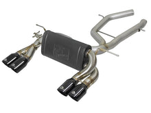 Load image into Gallery viewer, aFe MACH Force-Xp 2-1/2in SS Axle Back Exhaust w/Black Tips 15+ BMW M3/M4 (F80/F82) L6 3.0L (tt) S55 - 49-36338-B