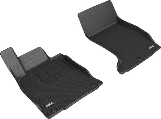 3D MAXpider 2019-2023 Genesis G70 AWD Kagu 1st Row Floormat - Black - L1GS00411509