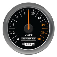 Load image into Gallery viewer, Innovate MTX Analog Exhaust Gas Temperature Gauge Kit - Black Dial - 3865