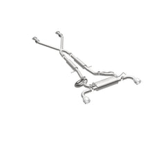 Load image into Gallery viewer, MagnaFlow Cat-Back 09-17 Nissan 370Z V6 3.7L Street Series SS 2.25in Dual Split Rear Exit Exhaust - 19135