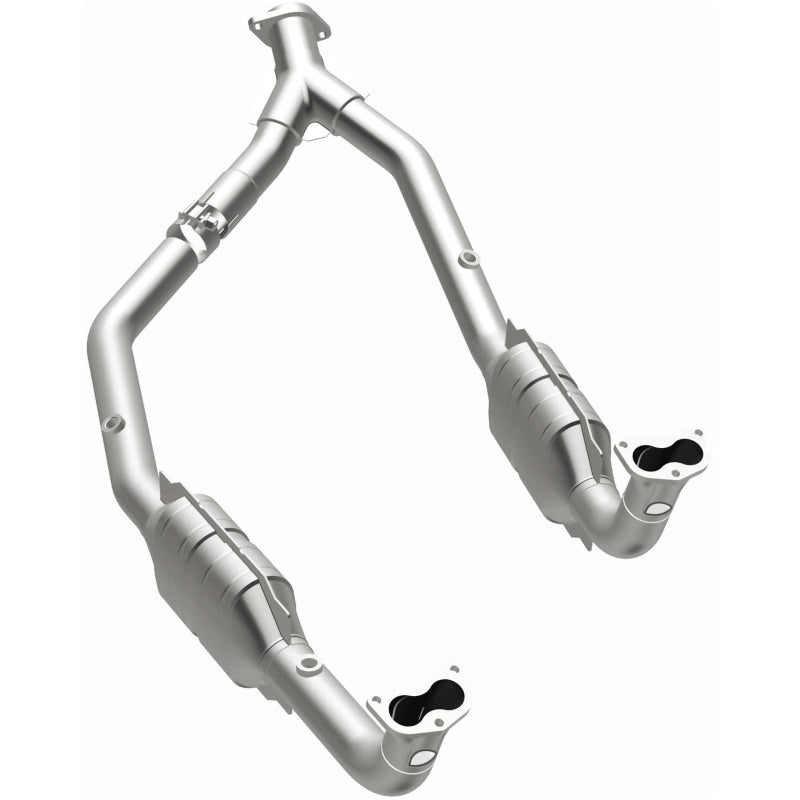 MagnaFlow Direct Fit Catalytic Converter OEM 2003 Land Rover Discovery Underbody - 4551028