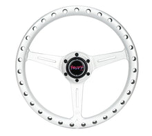 Load image into Gallery viewer, NRG All Aluminum Steering Wheel 330mm - Extra Light- Ergonomic Grip- Anadized Silver - RST-072-SL