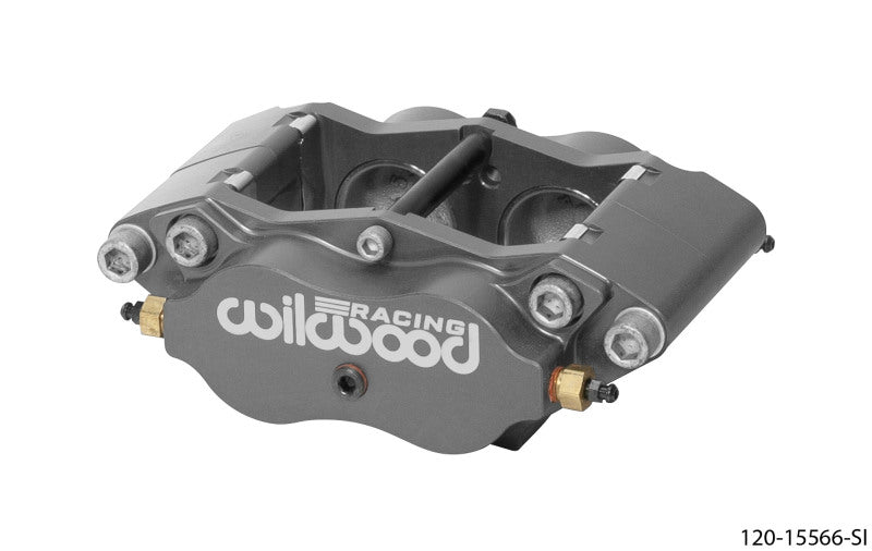 Wilwood Caliper-Billet Narrow Dynalite 4.75in Radial Mount 1.62in Pistons 1.00in Disc - 120-15566-SI